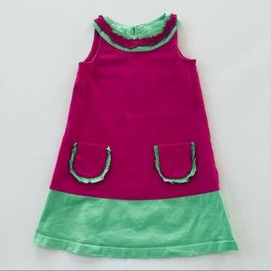 Hanna Andersson 110 Girls Dress 5-6 Cotton